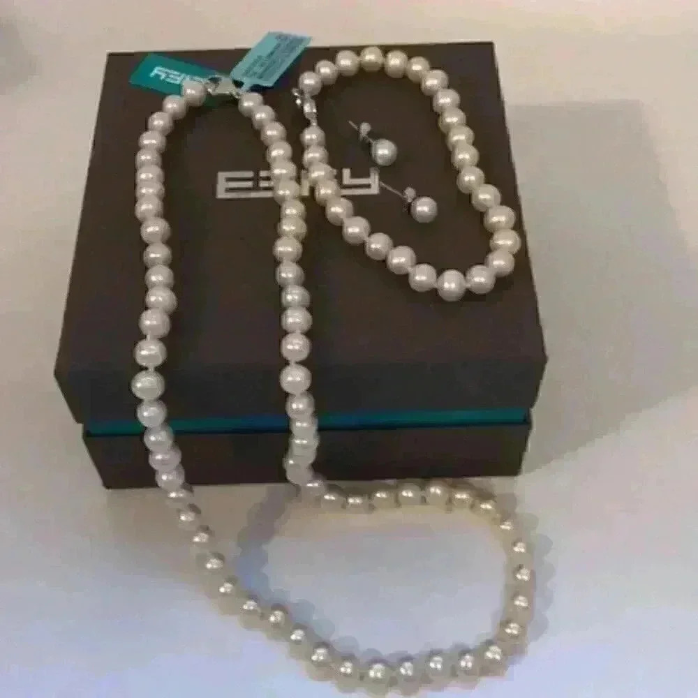 Effy Authentic New 3 Piece Pearl Set - Picture 14 of 16